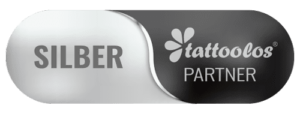 Logo des Silber-Pakets für tattoolos-Partner